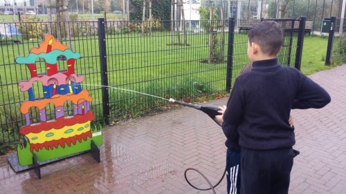 Brandweerspel - Verjaardagstaart